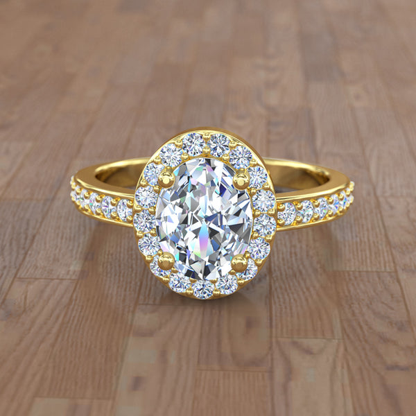 Oval Diamond Engagement Ring - 04GG44